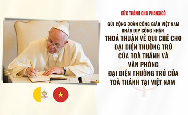 Thư Đức Giáo Hoàng Phanxicô gửi cộng đoàn Công giáo Việt Nam