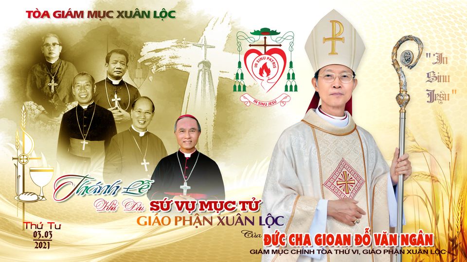 THÔNG BÁO của Tòa Giám mục Xuân Lộc về việc tham dự Thánh lễ Khởi đầu Sứ vụ Mục tử của Đức cha Gioan Đỗ Văn Ngân