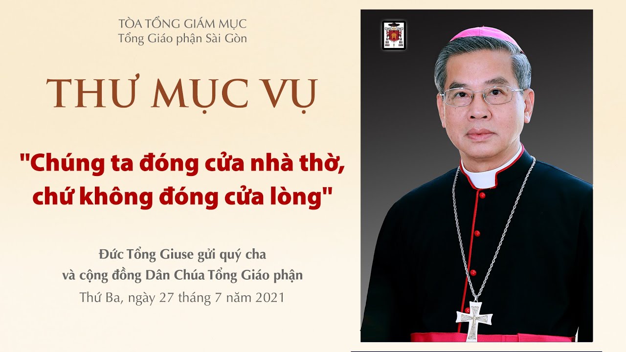 Thư mục vụ của Tổng Giám mục Giuse Nguyễn Năng